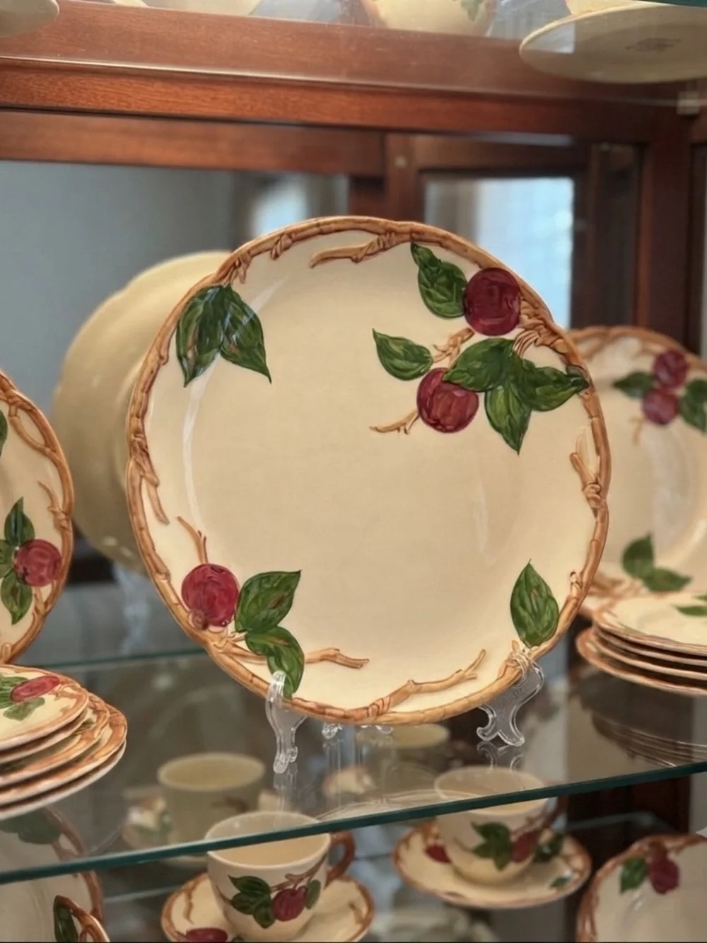 Vintage Franciscan Apple Round Platter Chop Plate 12